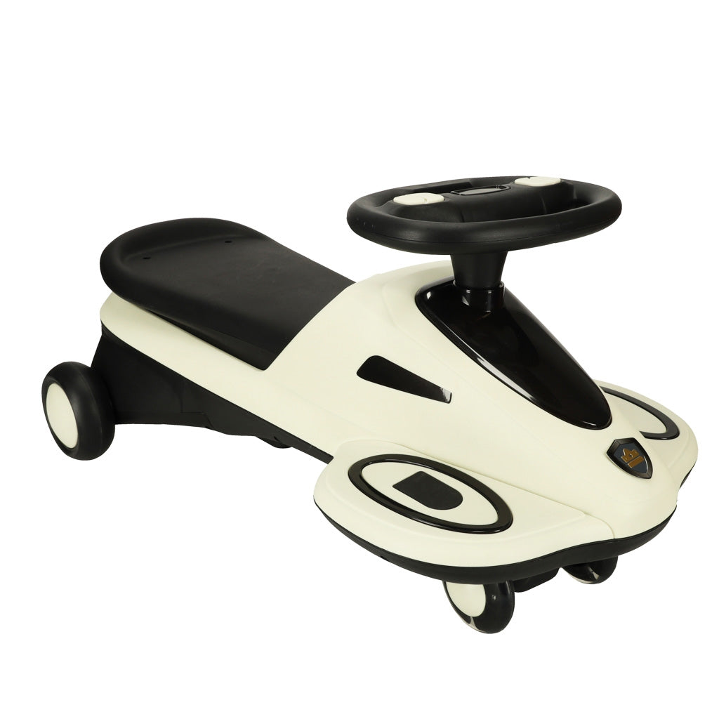 Gravity scooter glowing LED wheels with music playing scooter 74cm beige/black max 100kg