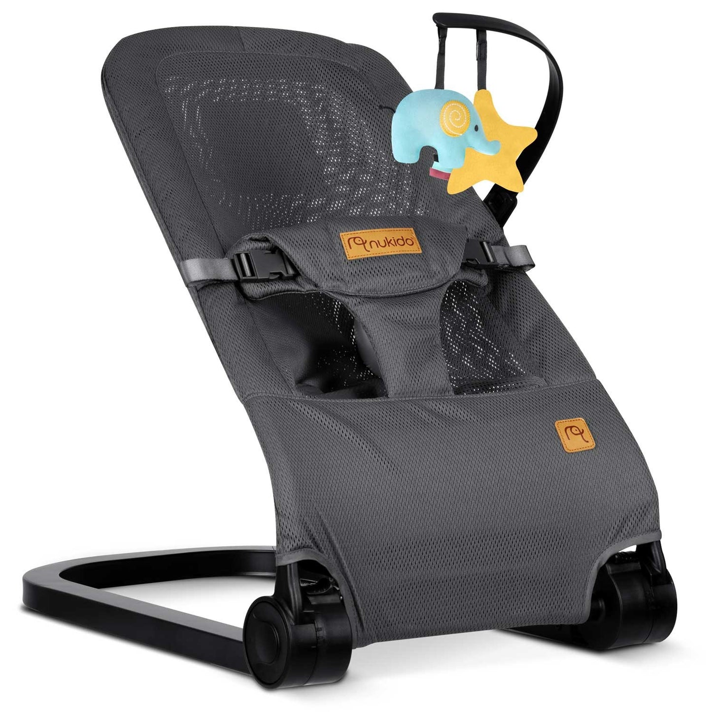 Gray Babysitter with Swing function and Toys NK-52 Nukido
