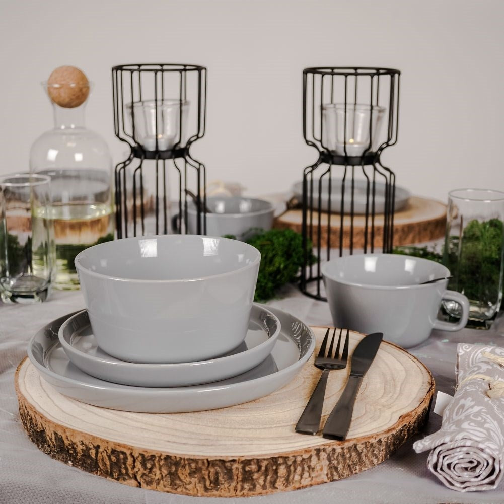 Gray Bowl in High Quality Porcelain for All Food