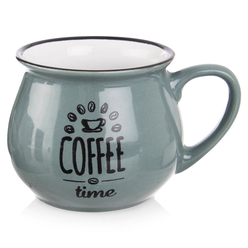 Gray Ceramic Cup - Elegant and Perfect for Coffee