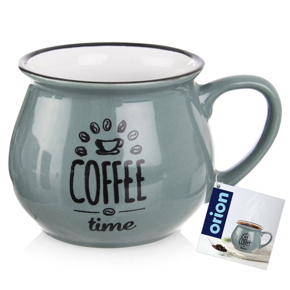 Gray Ceramic Cup - Elegant and Perfect for Coffee