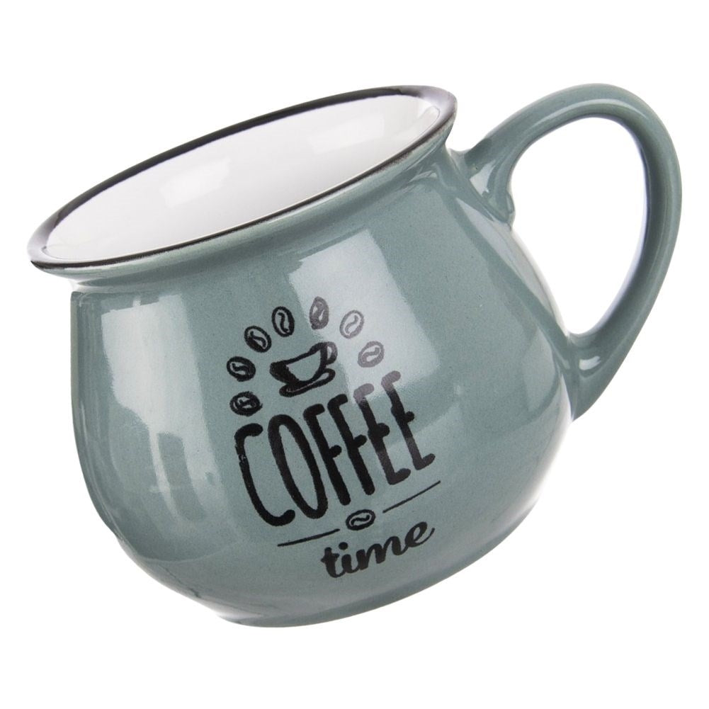 Gray Ceramic Cup - Elegant and Perfect for Coffee