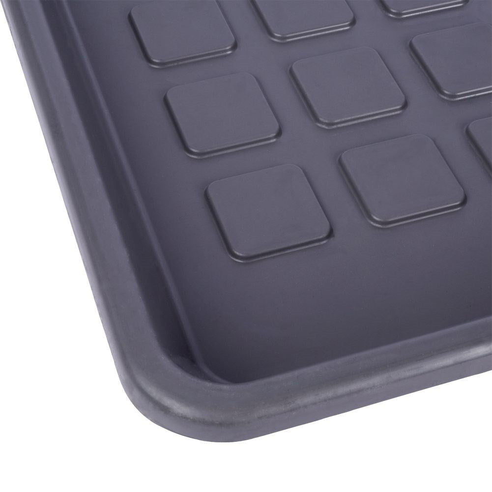 Gray Plastic Mat for Shoe Covers - Keep the Home Clean