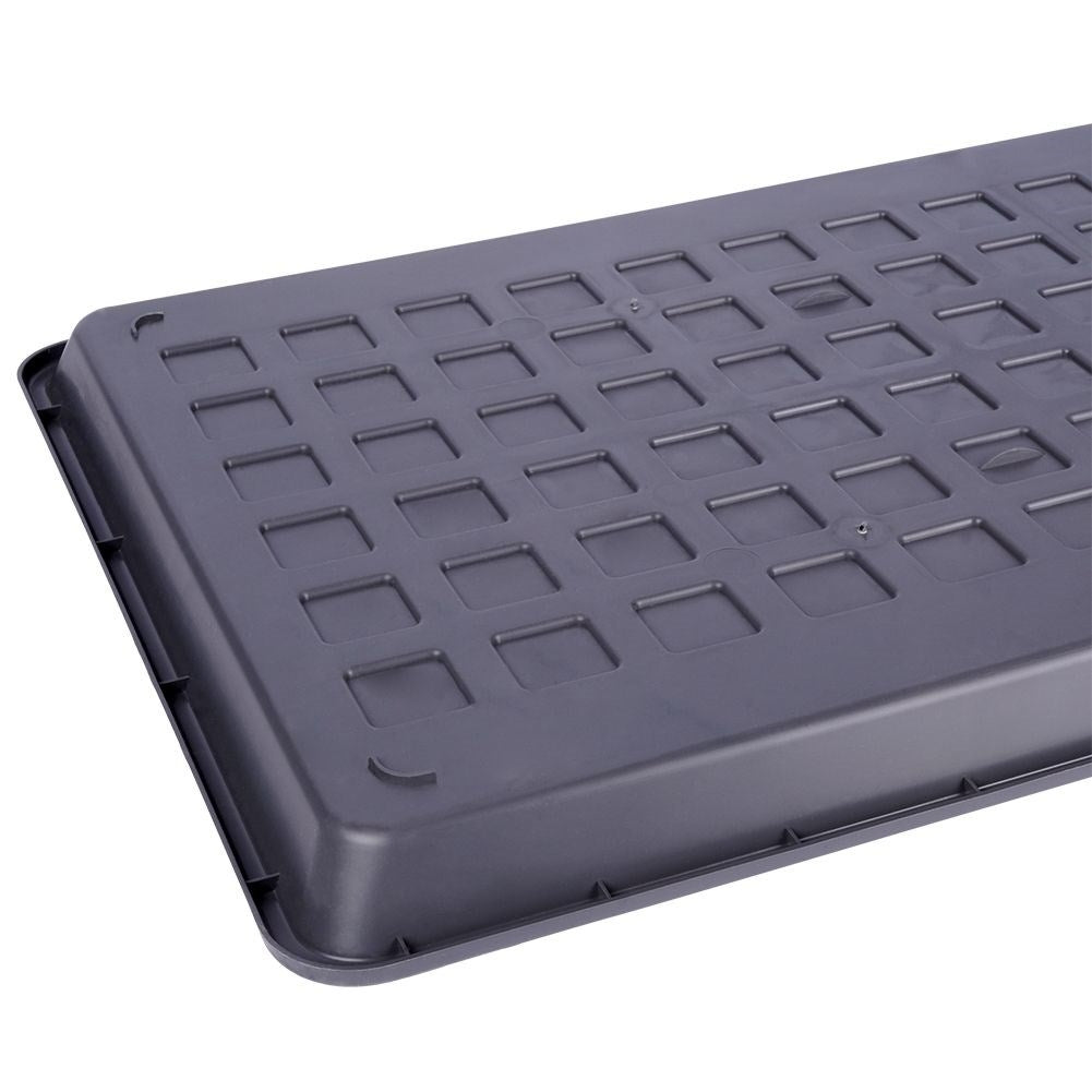 Gray Plastic Mat for Shoe Covers - Keep the Home Clean