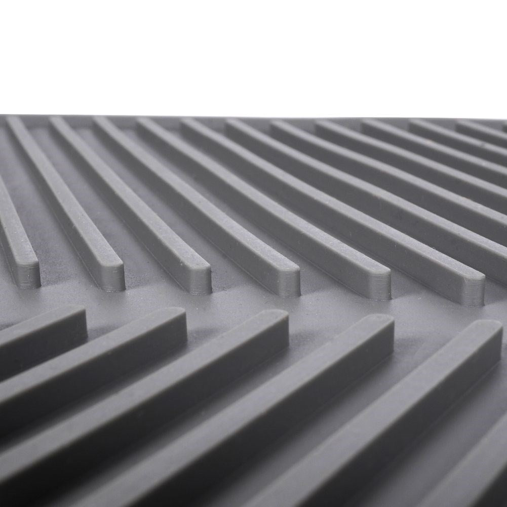 Gray Silicone Dish Mat: Practical and Easy to Clean