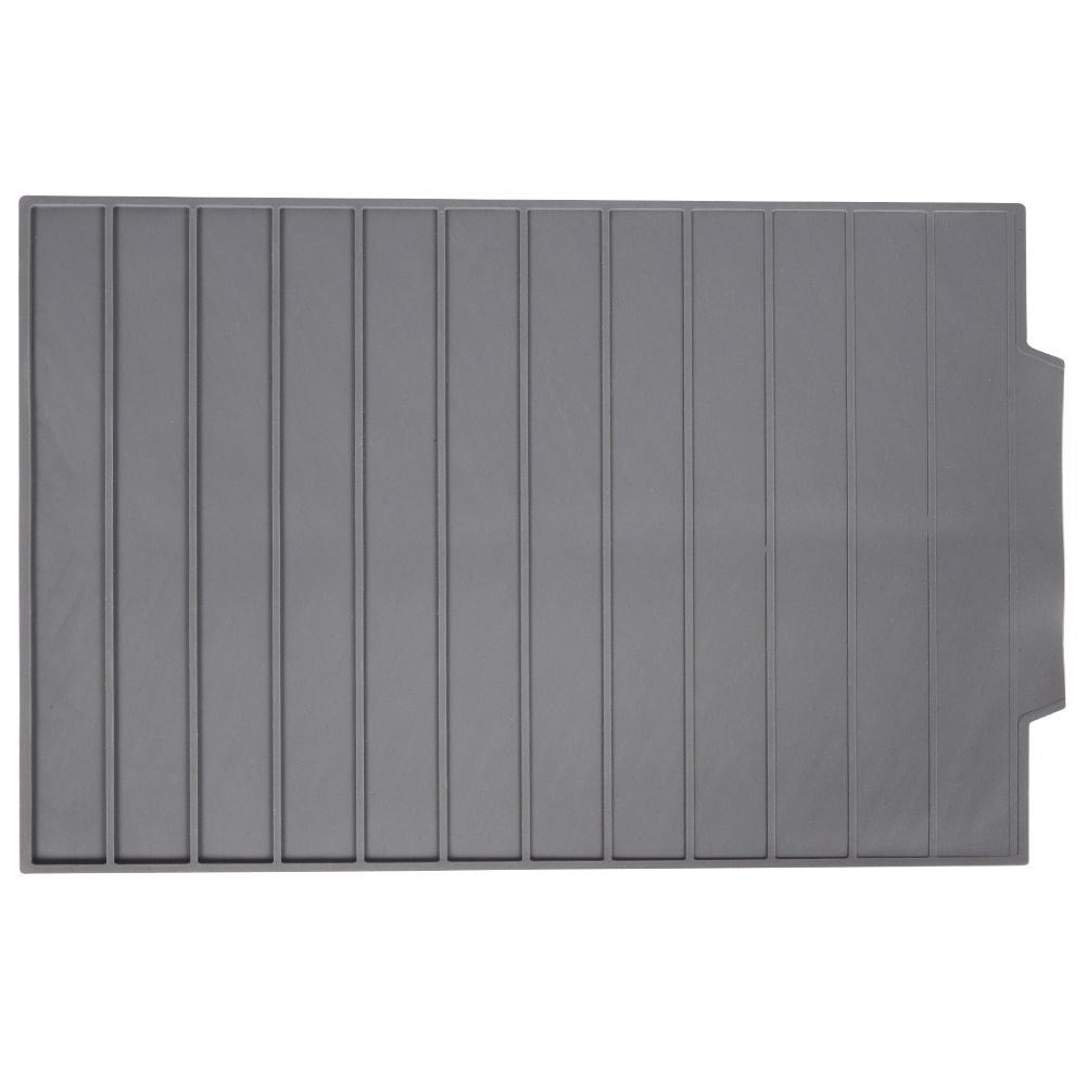 Gray Silicone Dish Mat: Practical and Easy to Clean