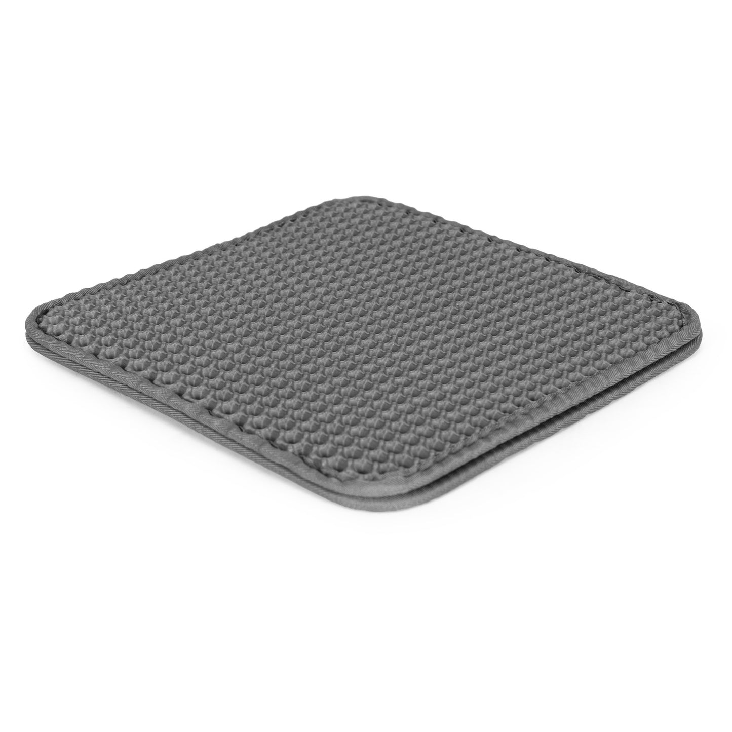 Gray double-layer cat litter mat