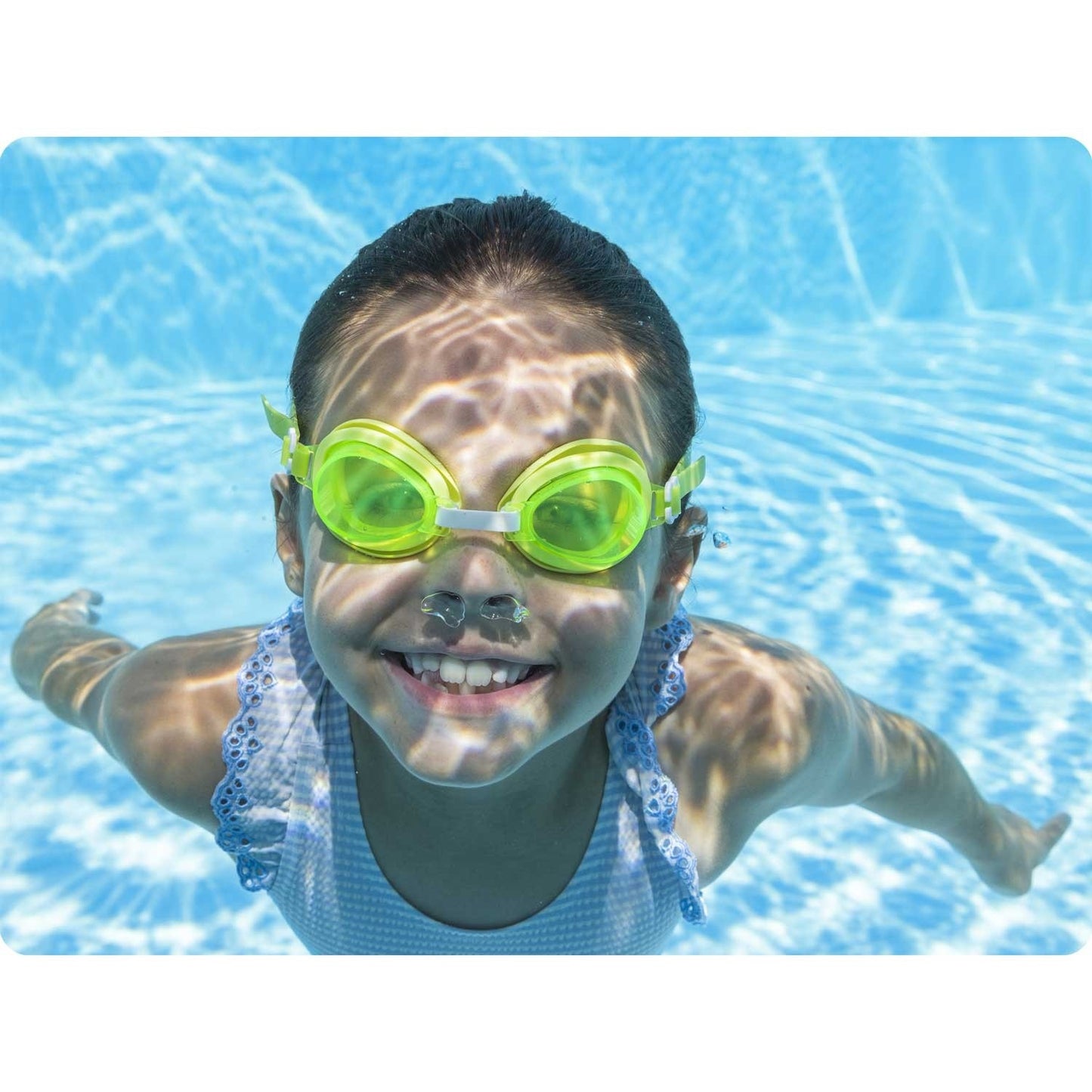 Green Bestway 21002 children's swimming goggles