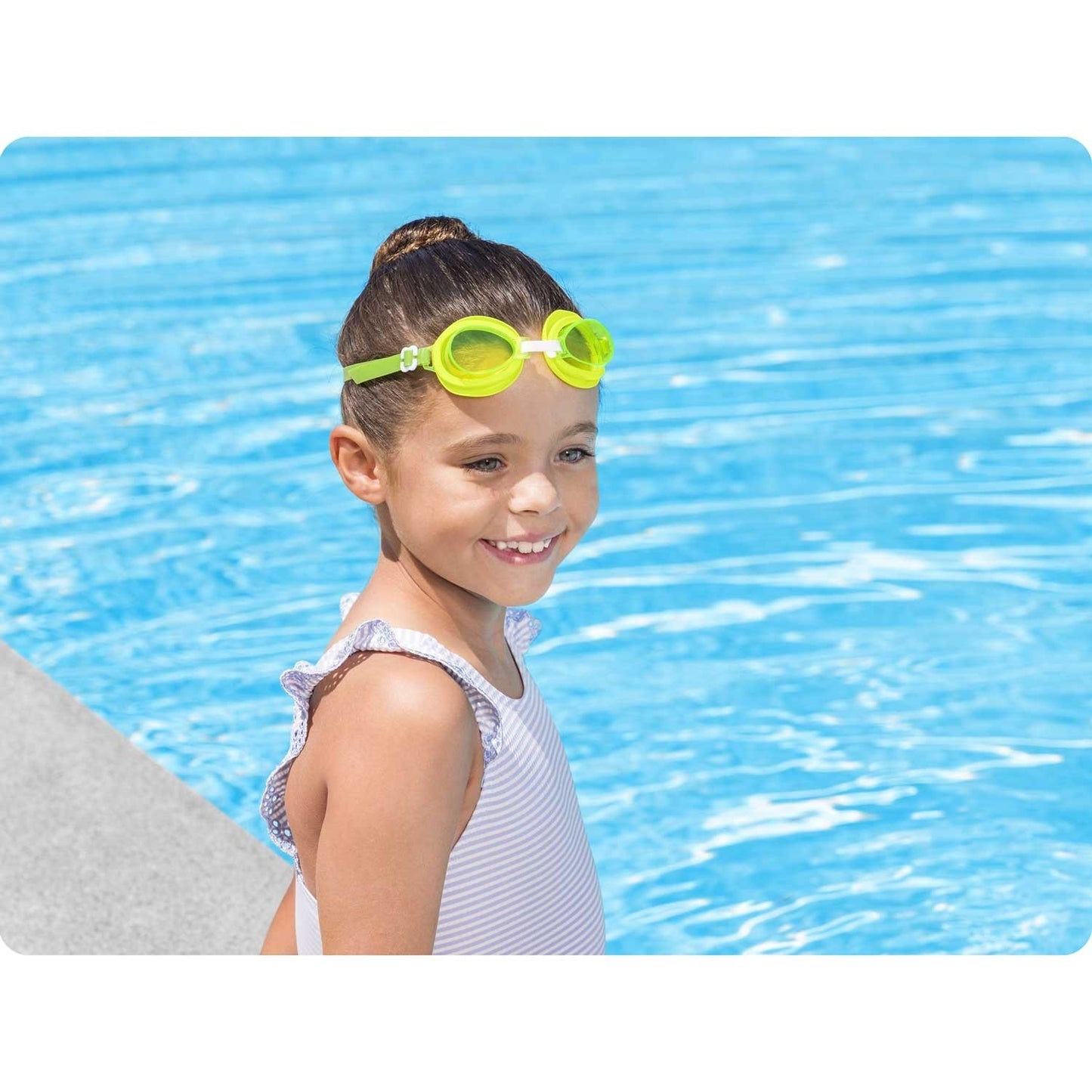 Green Bestway 21002 children's swimming goggles