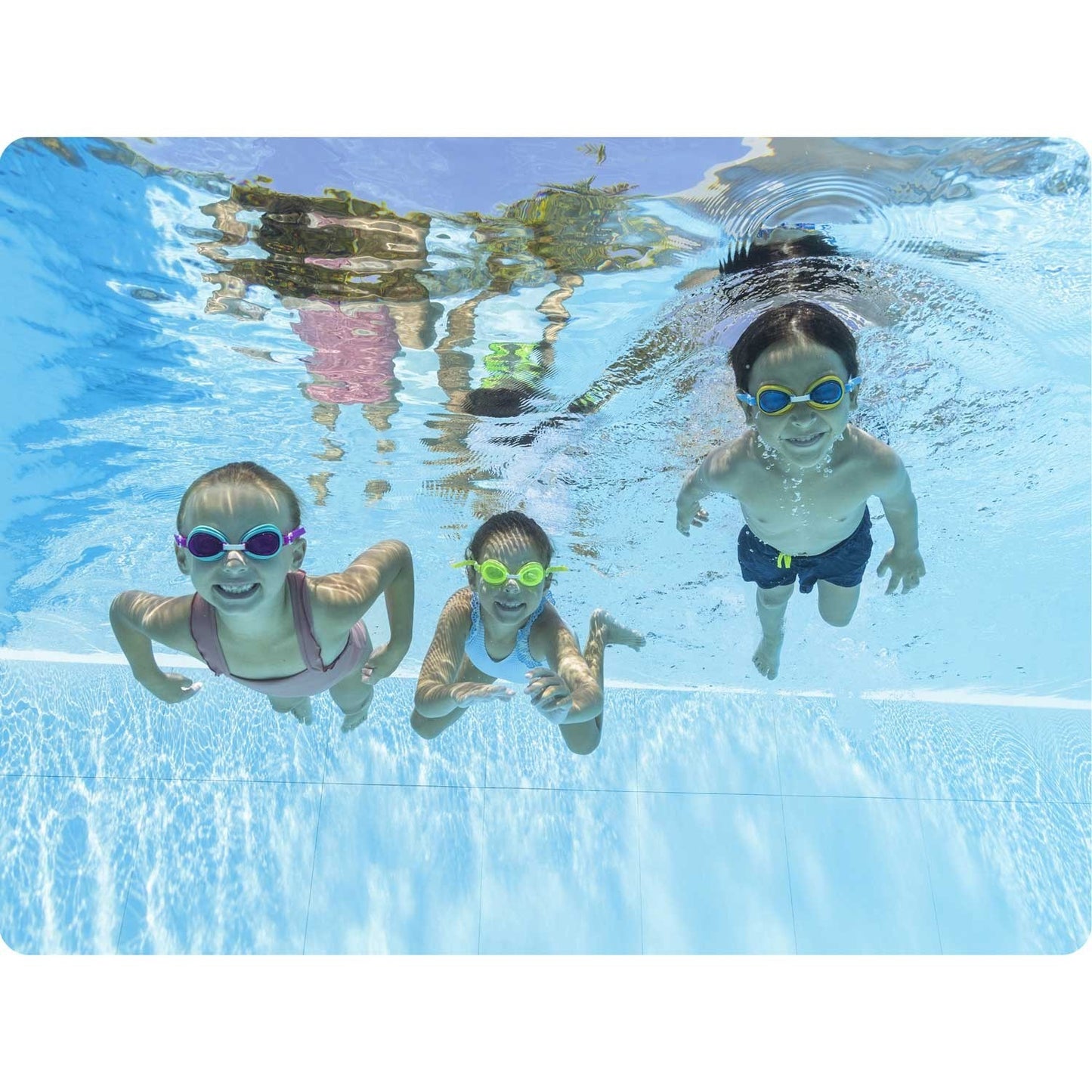 Green Bestway 21002 children's swimming goggles