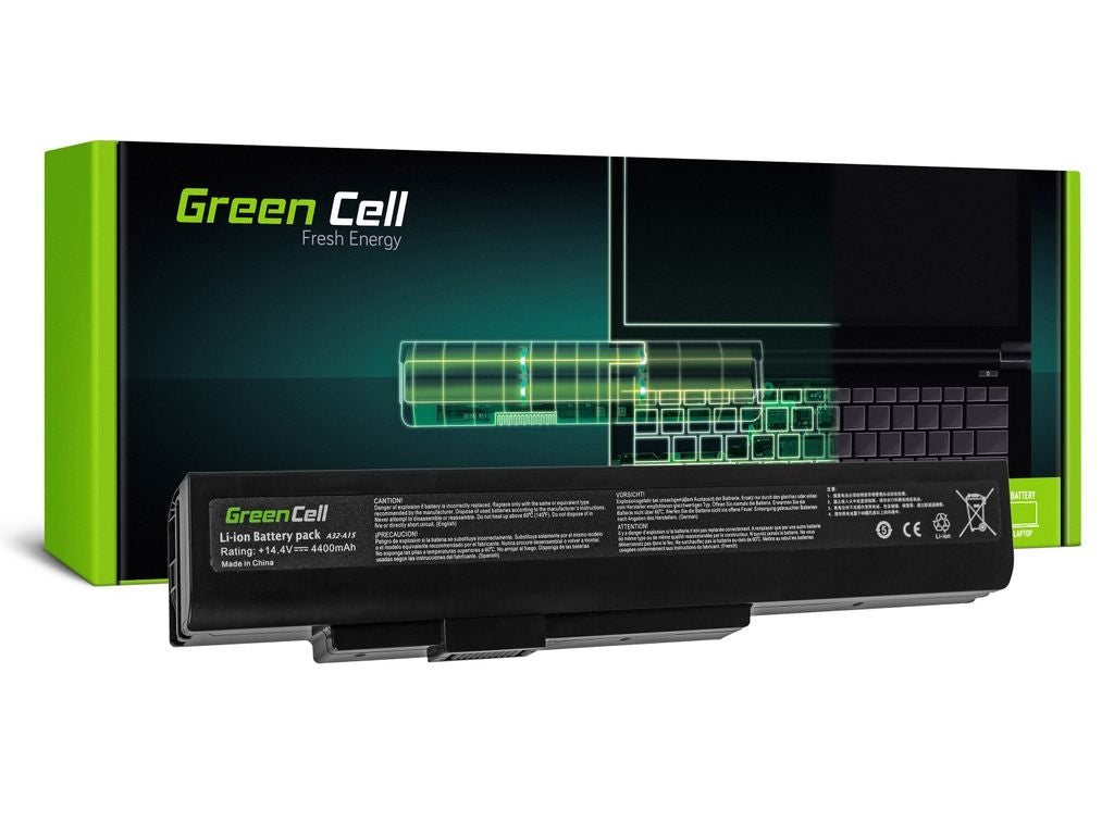 Green Cell A41-A15 A42-A15 Battery for MSI, Medion, Fujitsu Laptops