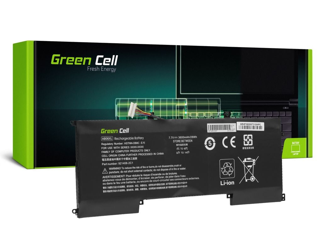 Green Cell AB06XL Battery for HP Envy 13-AD Series Laptops