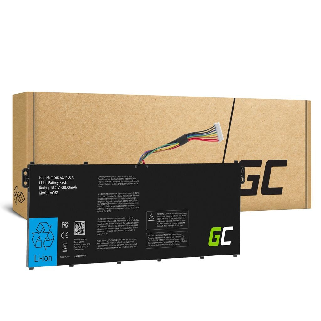 Green Cell AC14B3K AC14B8K Battery for Acer Aspire 5, R15, Spin 3, Swift 3