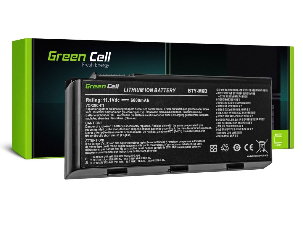 Green Cell BTY-M6D Battery for MSI GT60/GT70/GT660/GT780 Series