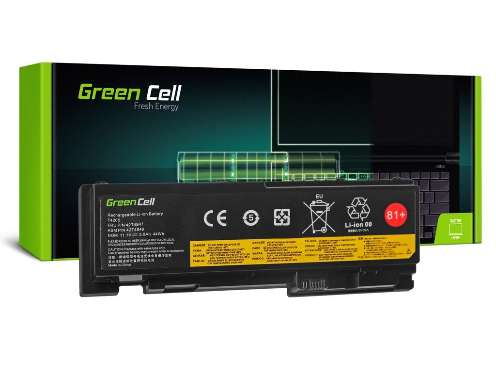 Green Cell Battery 42T4844/42T4845 for Lenovo ThinkPad T420s/T420si