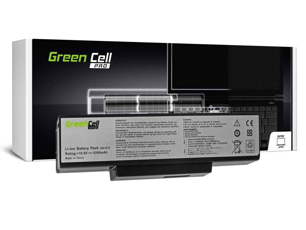 Green Cell Battery PRO A32-K72 for Asus K72 K73 N71 X73 Models