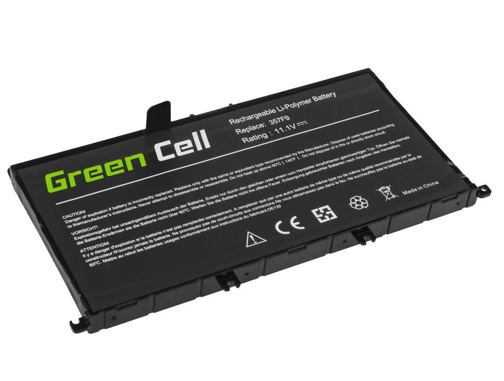 Green Cell Battery for Dell Inspiron 15 5576 etc. 4200mAh, 11.1V