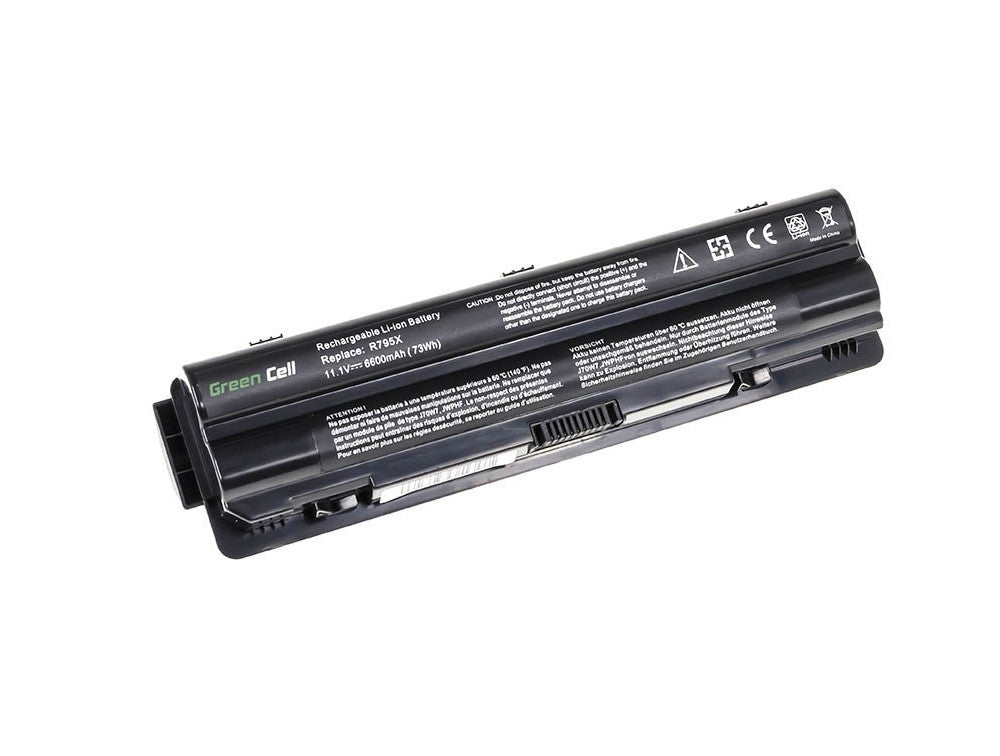 Green Cell Battery for Dell XPS 14, 14D, 15, etc. 6600mAh, 11.1V