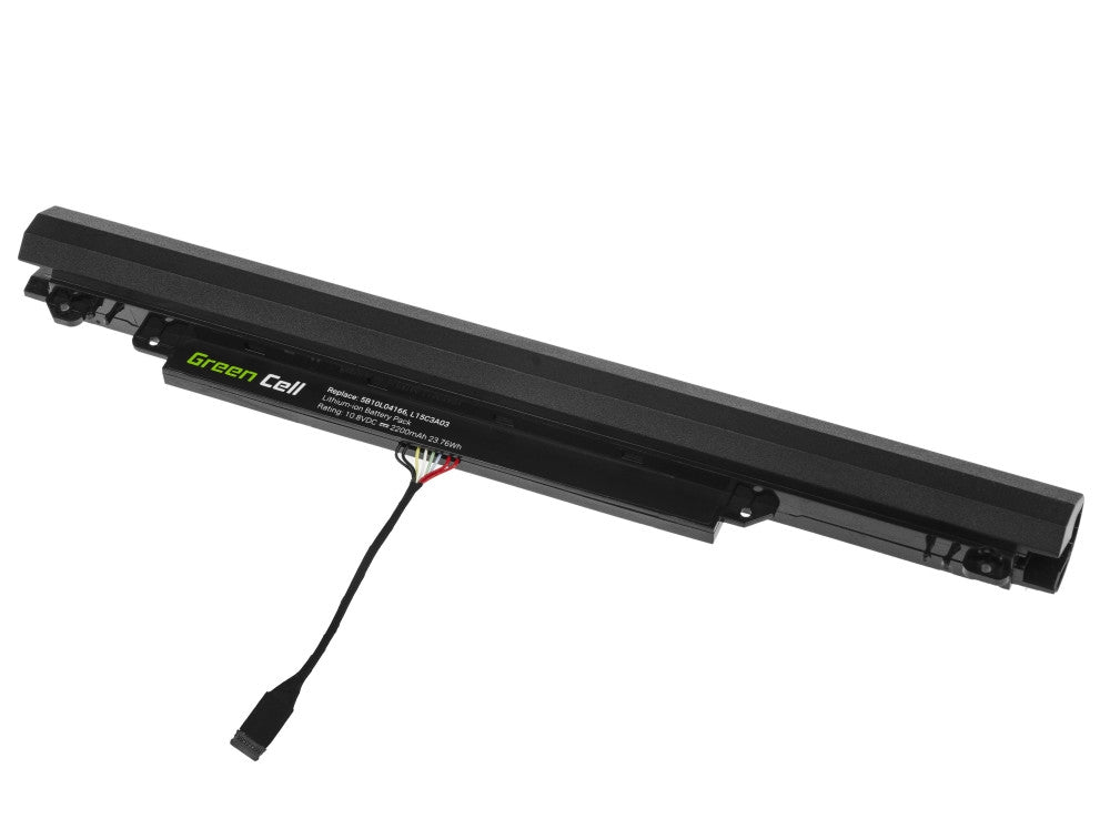 Green Cell Battery for Lenovo IdeaPad 110-14IBR, 110-15ACL etc. 2200mAh, 11.1V