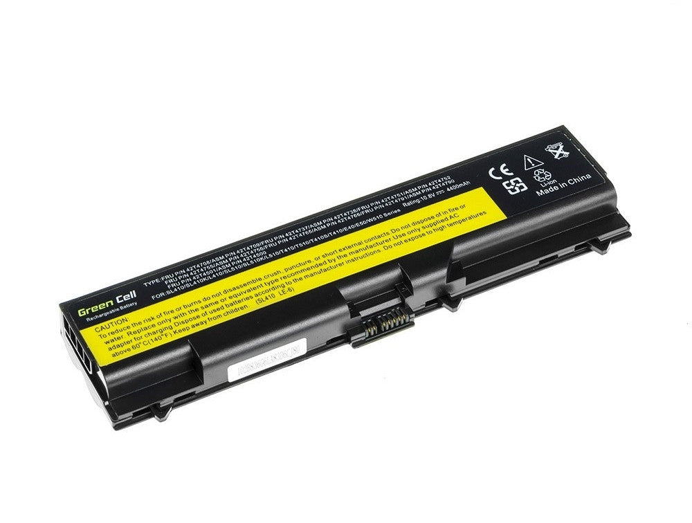 Green Cell Battery for Lenovo ThinkPad, 4400mAh, 11.1V