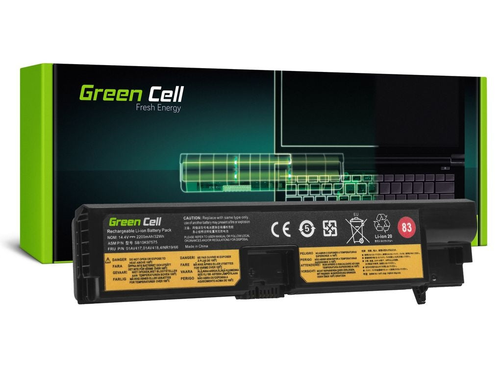 Green Cell Battery for Lenovo ThinkPad E570, E570c, E575
