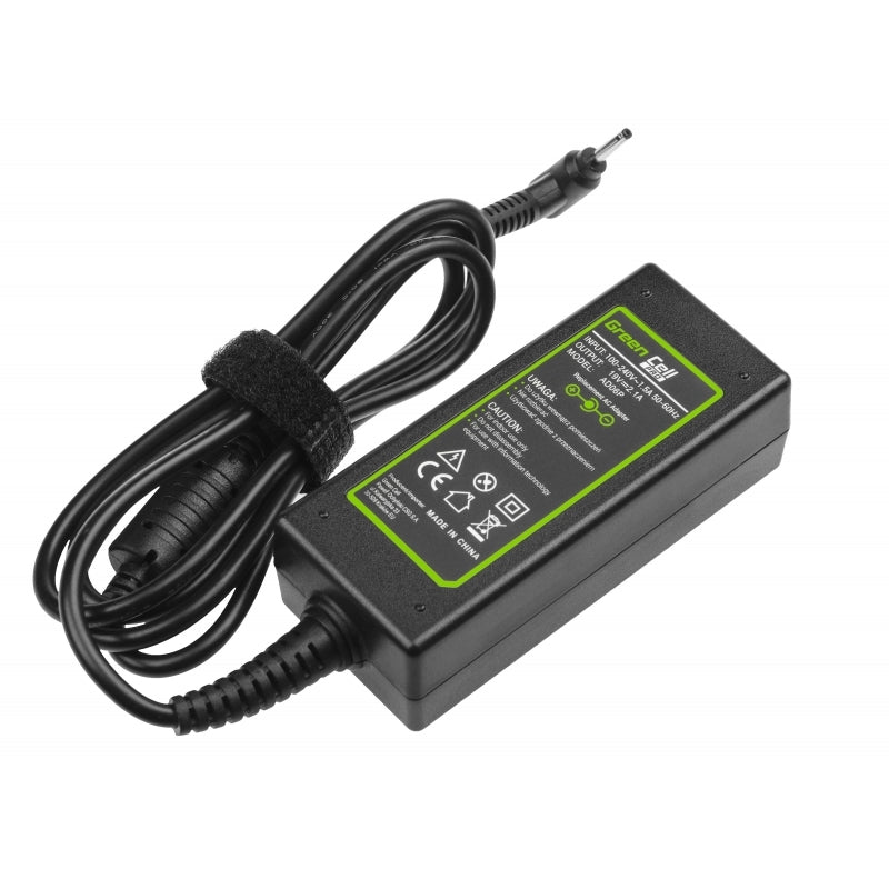Green Cell Charger for Asus Eee PC, 19V 2.1A 40W - Black