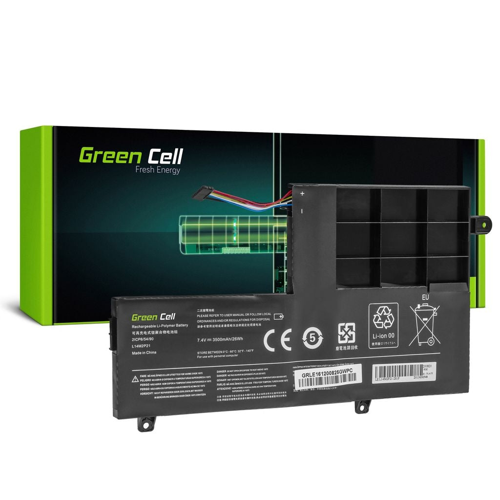 Green Cell L14L2P21 Battery for Lenovo Yoga 500-14/15 Series