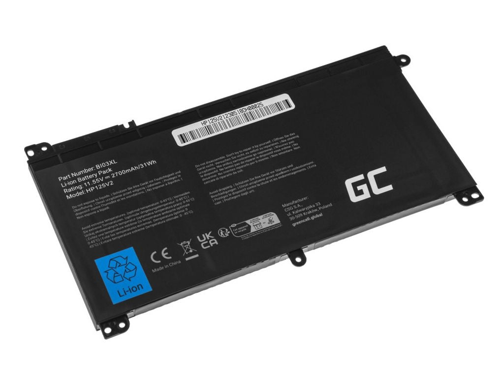 Green Cell Laptop Battery HP 11.5V 2700 mAh