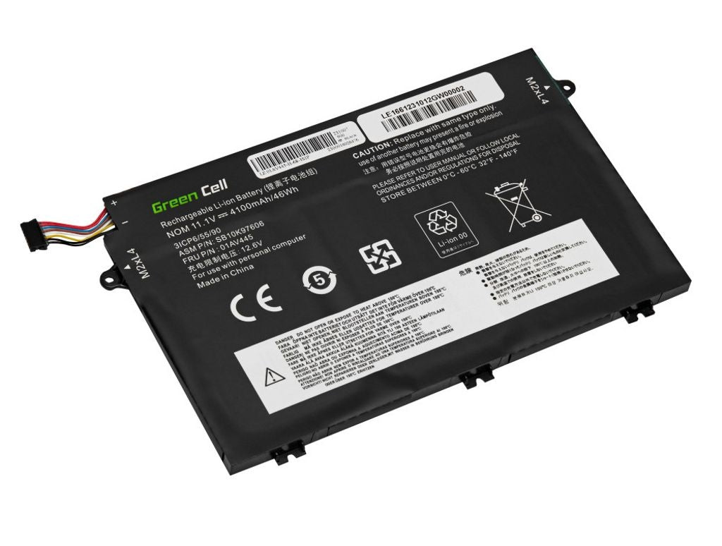 Green Cell Laptop battery Lenovo ThinkPad 11.1V(10.8V) 4100 mAh