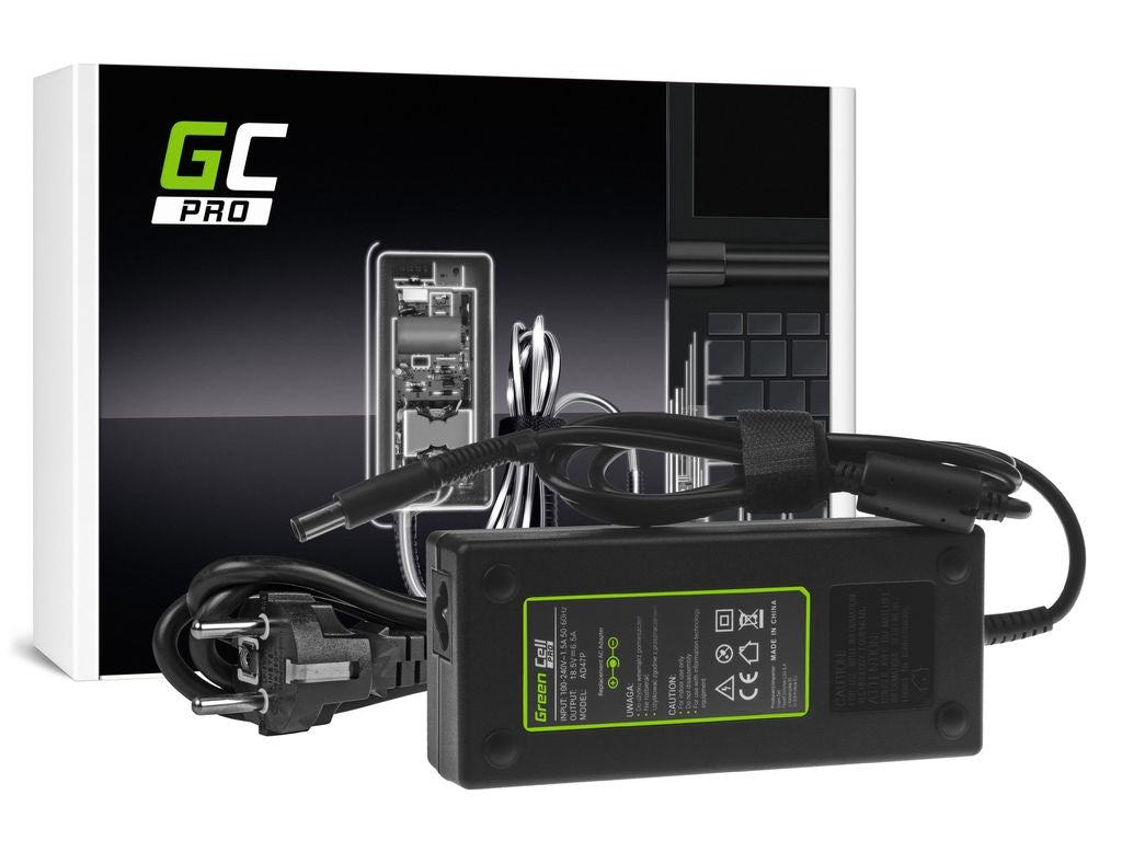 Green Cell PRO 120W Charger 18.5V 6.5A for HP Compaq EliteBook Series