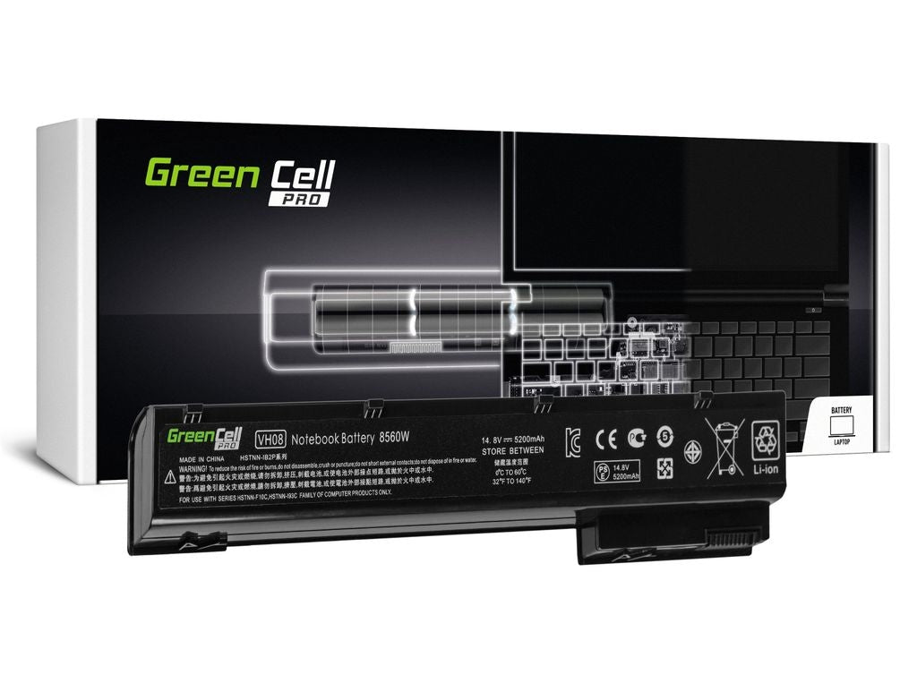 Green Cell PRO Battery for HP EliteBook 8560w/8570w/8760w/8770w