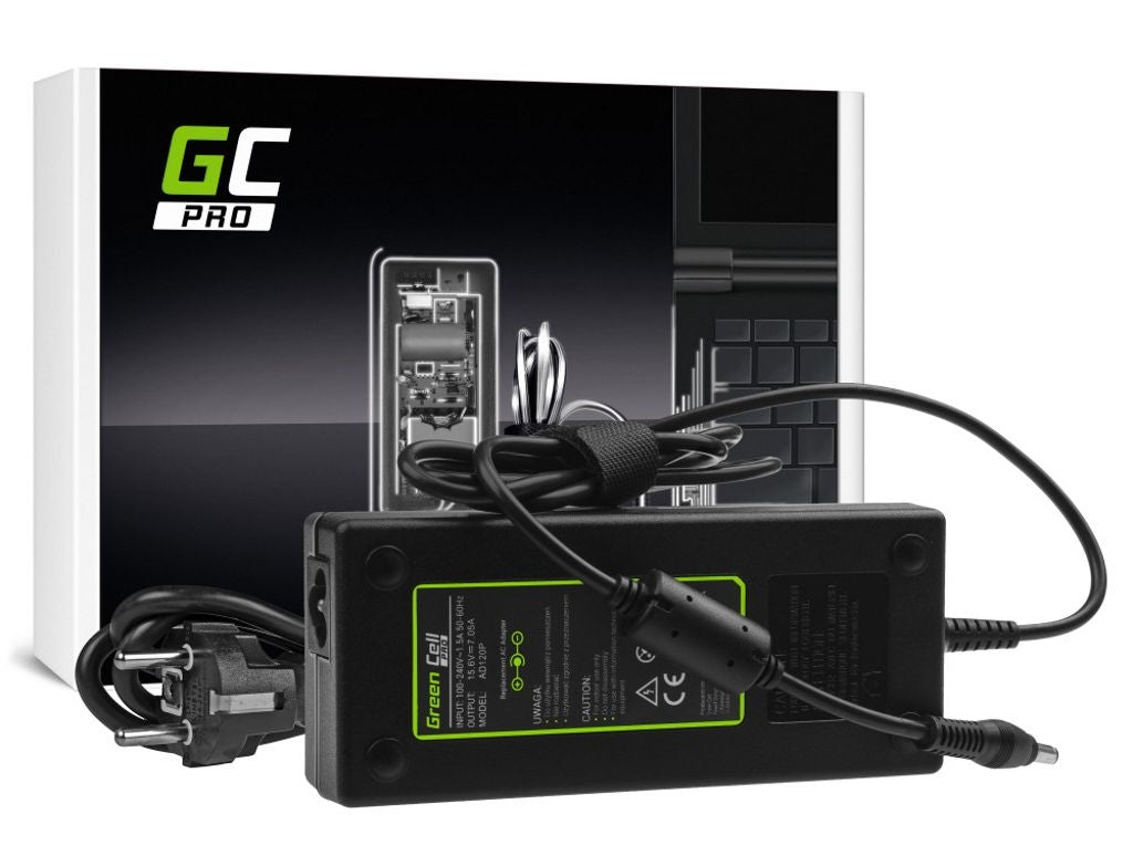 Green Cell PRO charger/mains adapter 15.6V, 7.05A, 110W for Panasonic ToughBook