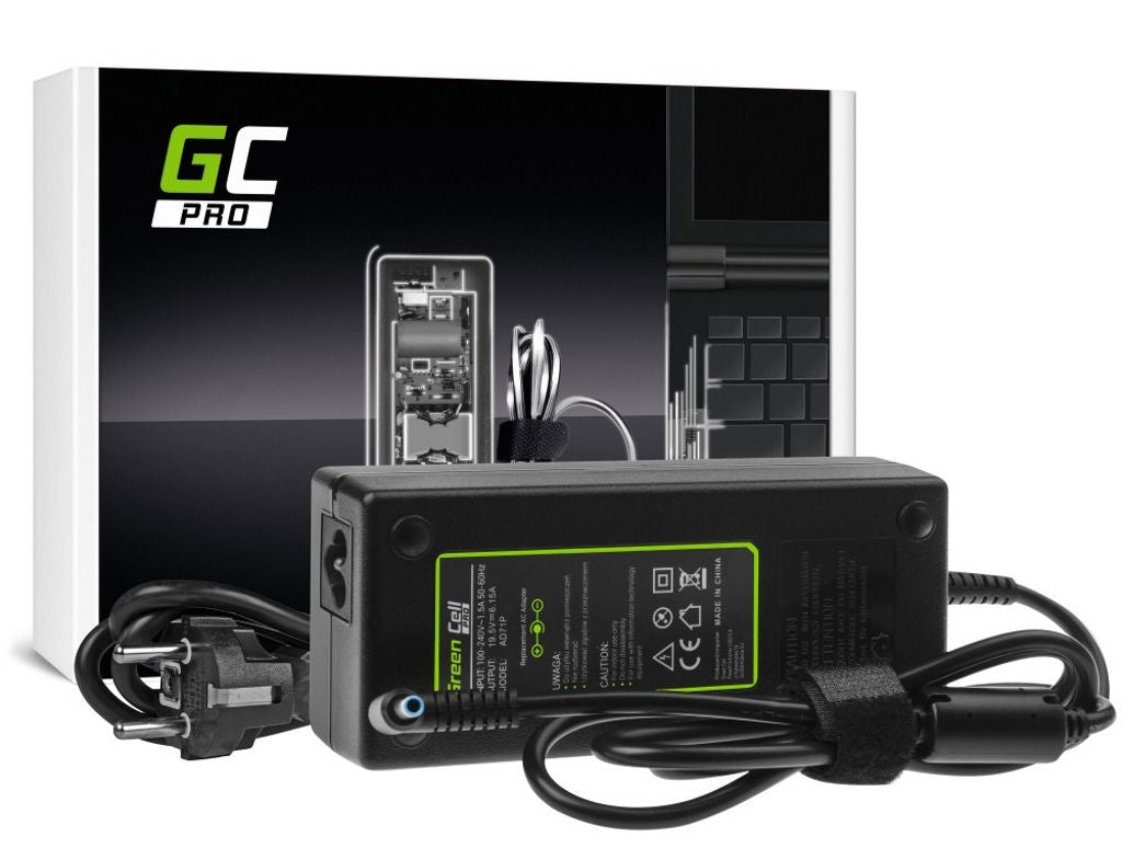 Green Cell PRO charger/mains adapter 19.5V, 6.15A, 120W for HP Omen