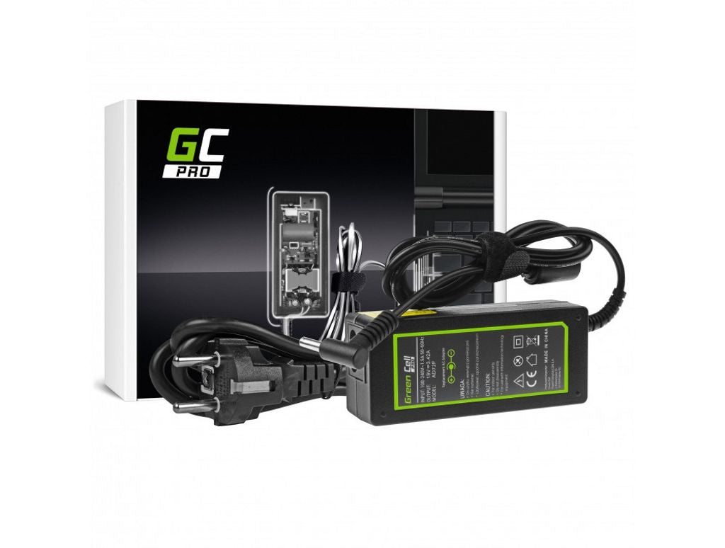 Green Cell PRO charger/mains adapter 19V, 3.42A, 65W for AsusPro