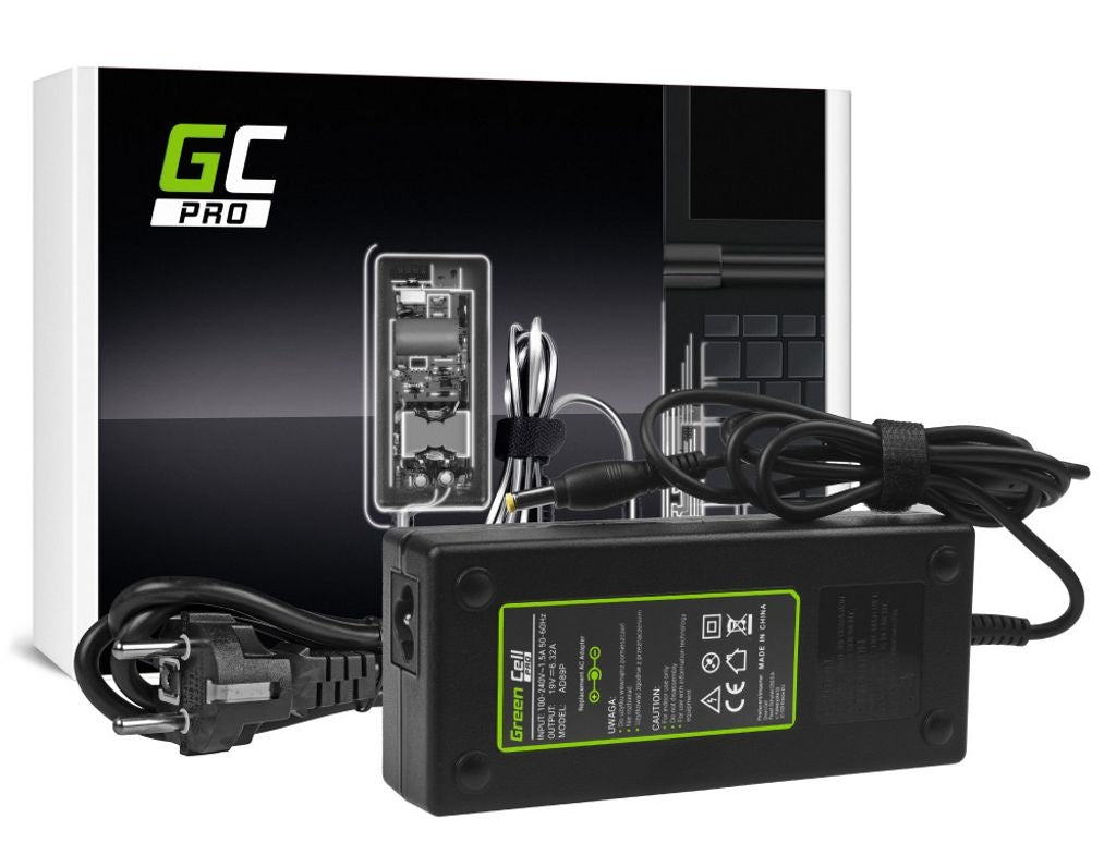 Green Cell PRO charger/mains adapter 19V, 6.32A, 120W for Acer Aspire