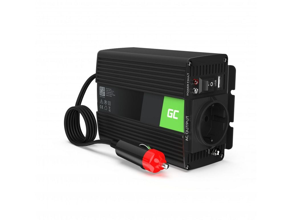 Green Cell Power Inverter 12V to 230V 150W/300W Modified Sine Wave