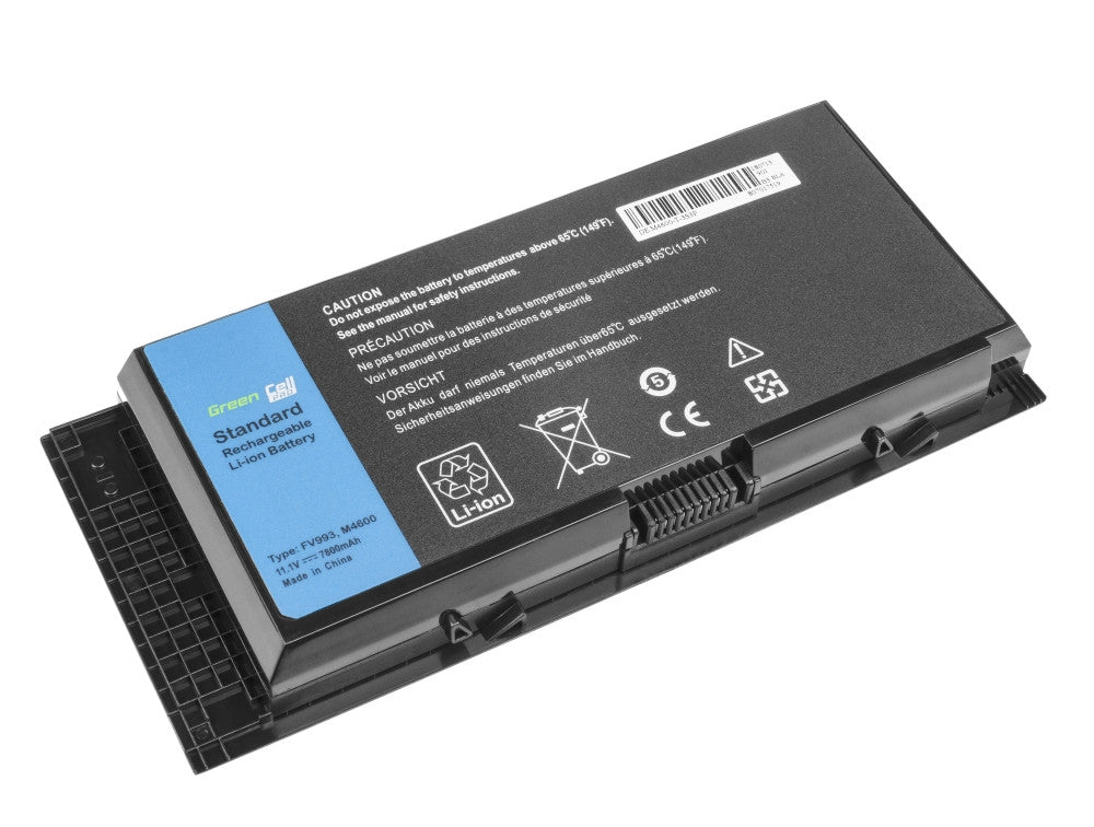 Green Cell Pro Battery for Dell Precision M4600, M4700 etc. 7800mAh, 11.1V