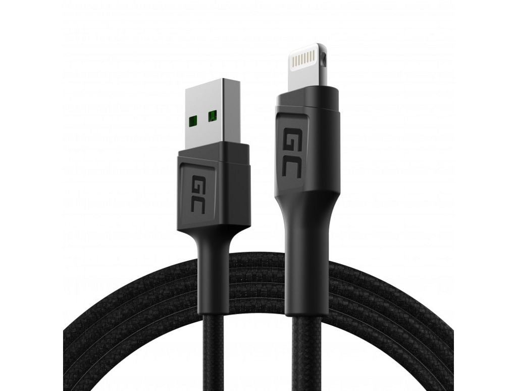 Green Cell cable PowerStream USB-A - Lightning 1.2m QC Apple 2.4A