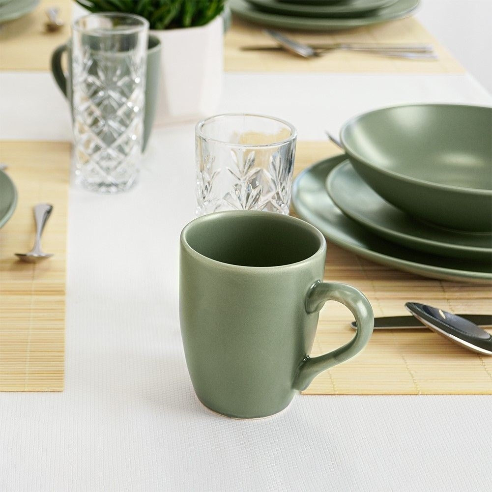 Green Ceramic Mug: Perfect for Coffee and Tea