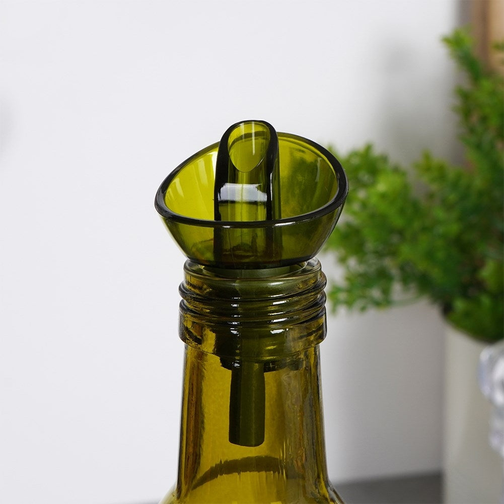 Green Glass Bottle 500ml with Practical Dosage for Olive Oil