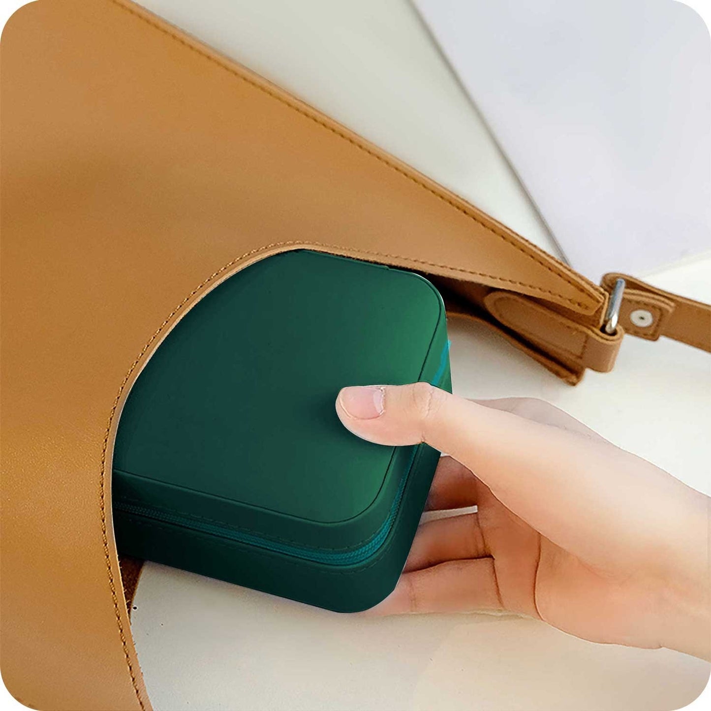 Green Jewelry box MS-702 Massido