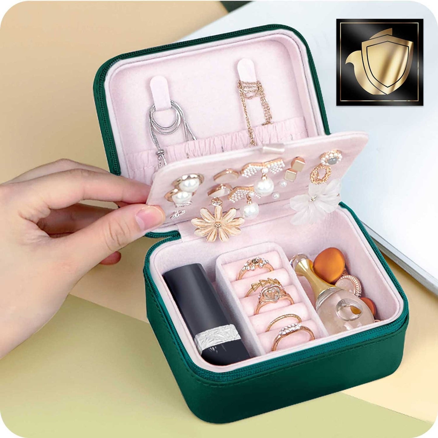 Green Jewelry box MS-702 Massido