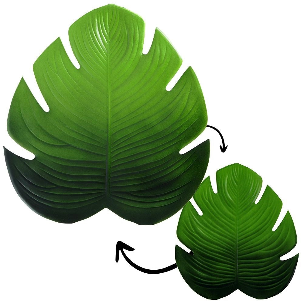 Green Leaf-shaped Kitchen Mat - Protects and Decorates the Table