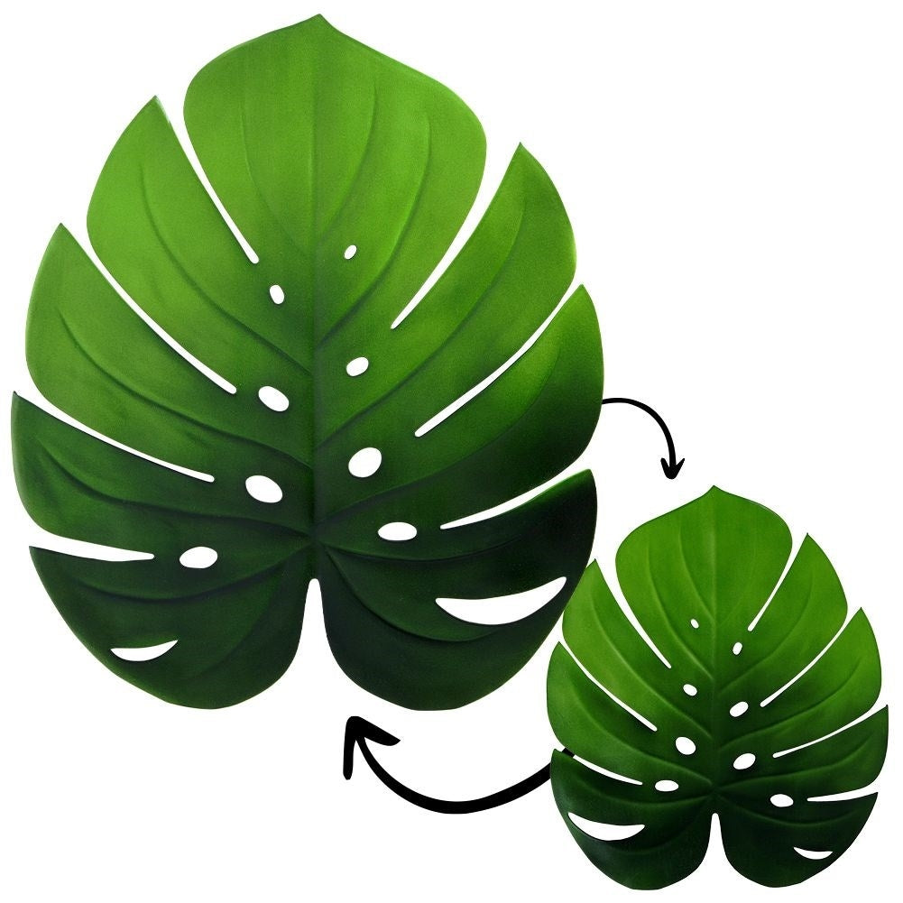 Green Leaf-shaped Kitchen Mat - Protects and Decorates the Table