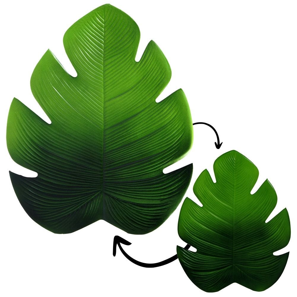 Green Leaf-shaped Kitchen Mat - Protects and Decorates the Table