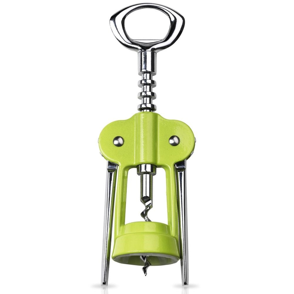 Green Wine Opener in Metal and Plastic - Dishwasher safe