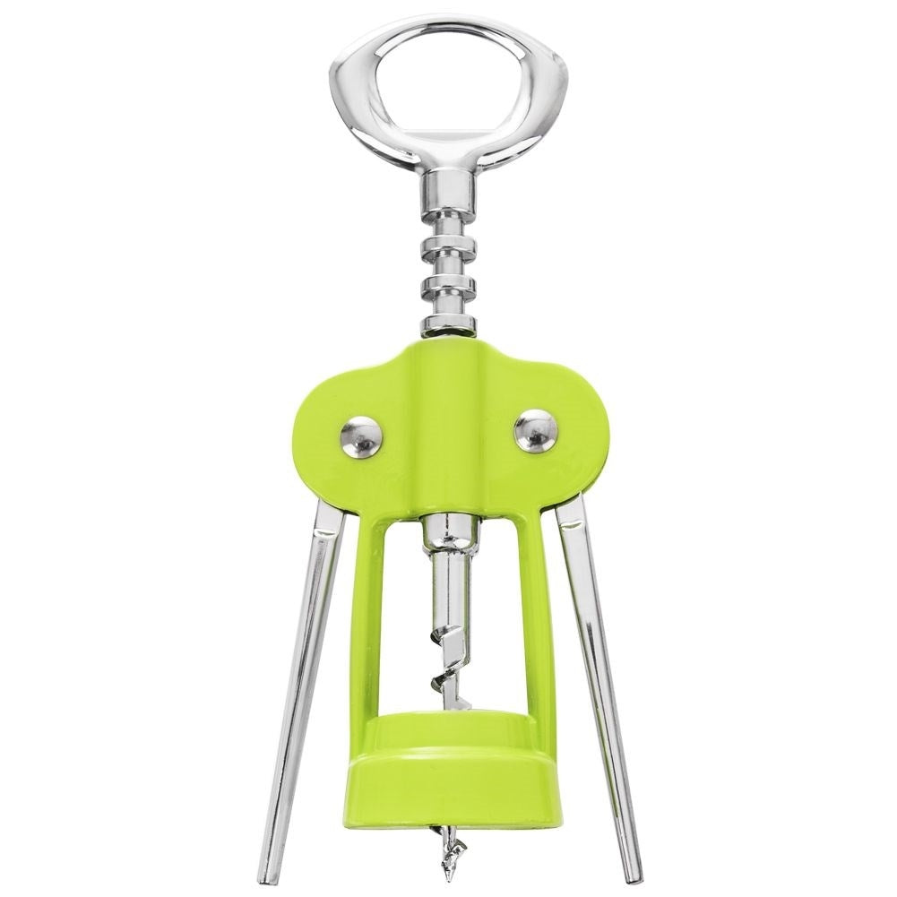 Green Wine Opener in Metal and Plastic - Dishwasher safe