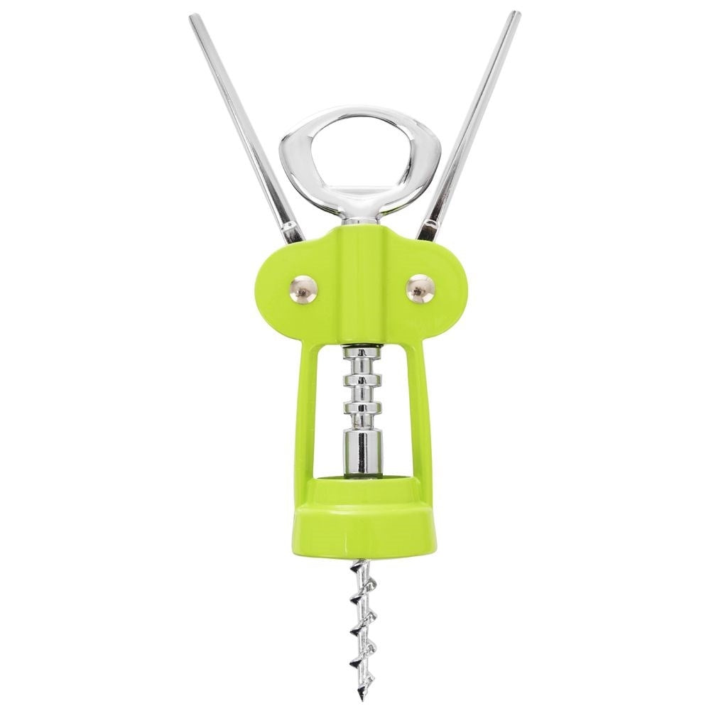 Green Wine Opener in Metal and Plastic - Dishwasher safe