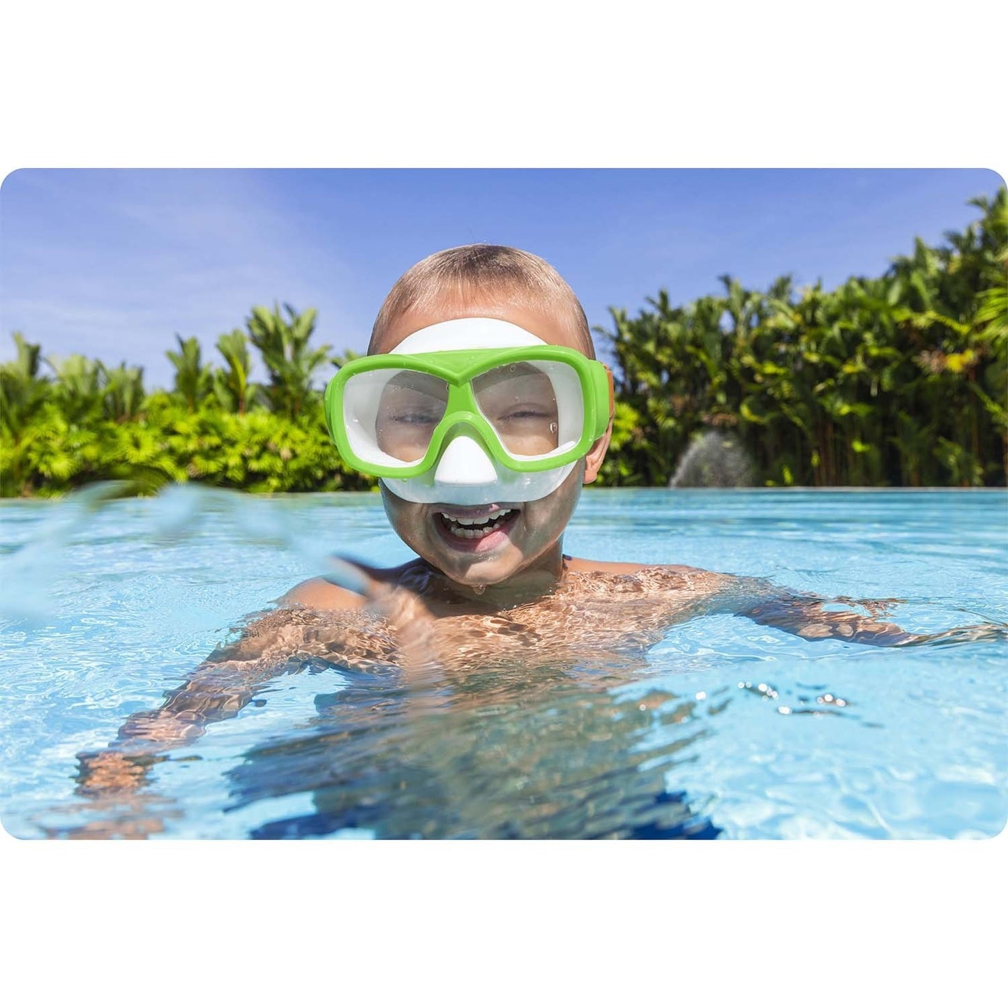 Green and blue swimming mask Bestway 22039