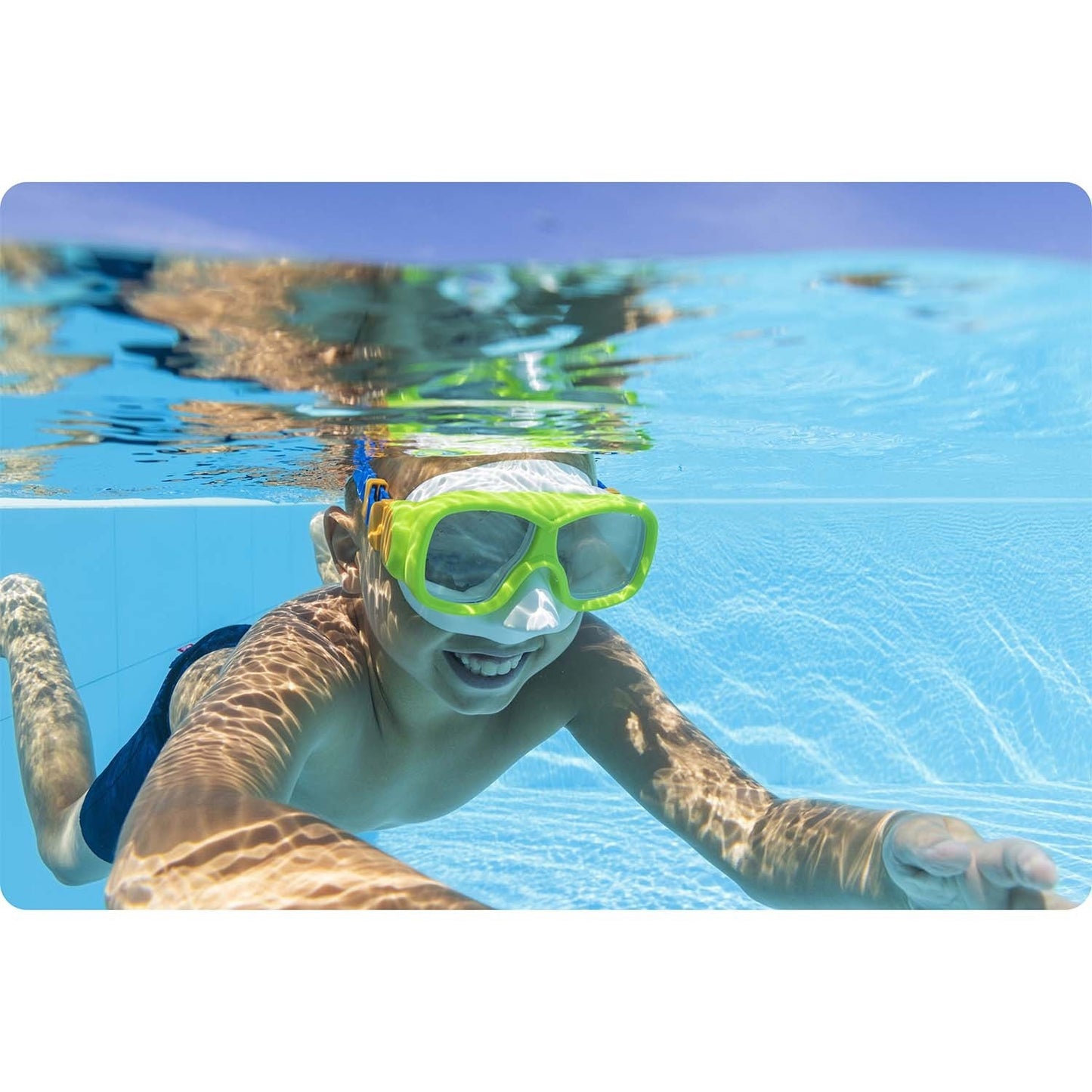 Green and blue swimming mask Bestway 22039